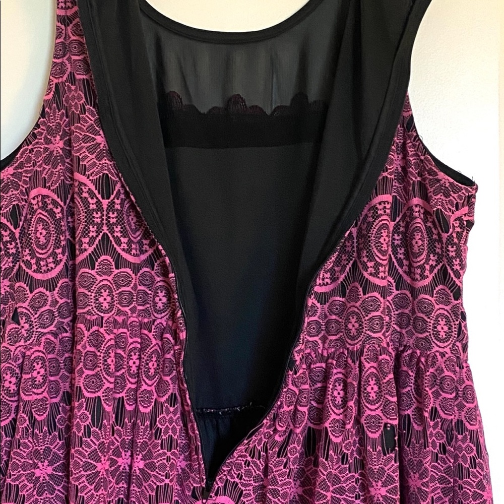 FOREVER 21 PLUS | Pink Lace Dress - 1X - Picture 4 of 8